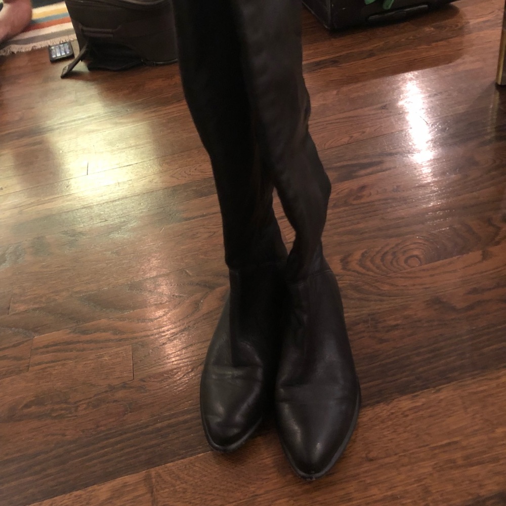 Dolce Vita black over the knee boots